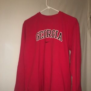 long sleeved georgia bulldogs tee